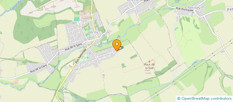 localisation de l'entreprise J.P.H.- A.A.  VERNY