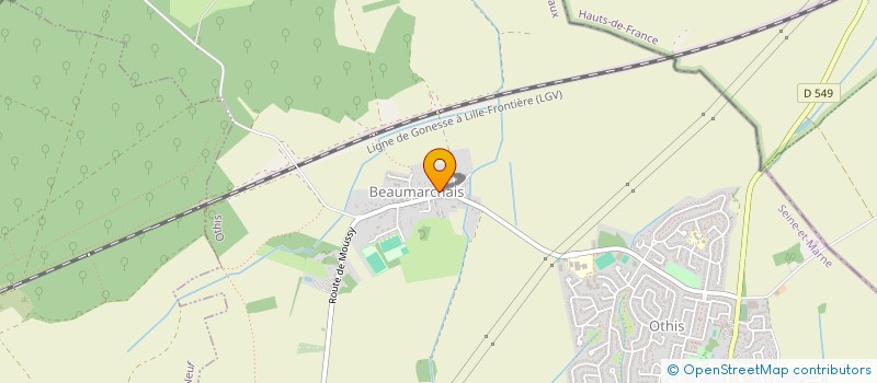 localisation de l'entreprise J.P.I  OTHIS