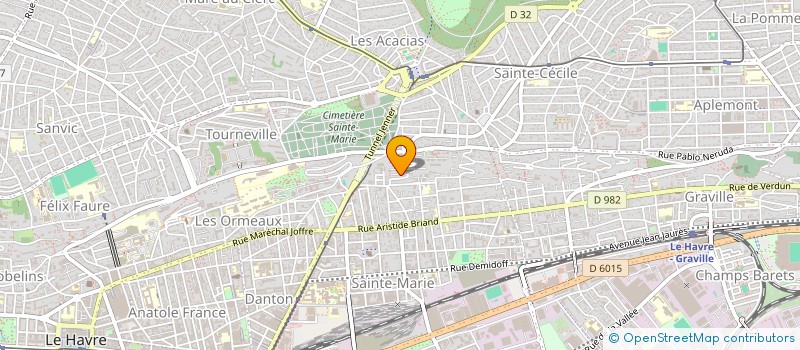 localisation de l'entreprise J&P IMMO  LE HAVRE