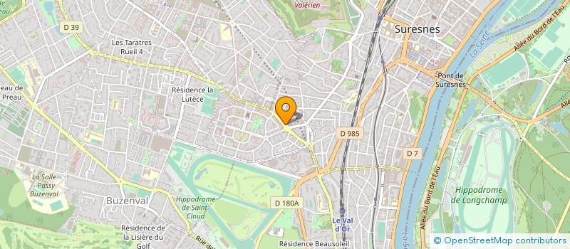 localisation de l'entreprise J.P IMMOBILIER à SURESNES