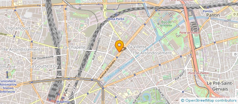 localisation de l'entreprise J.P.J. à PARIS