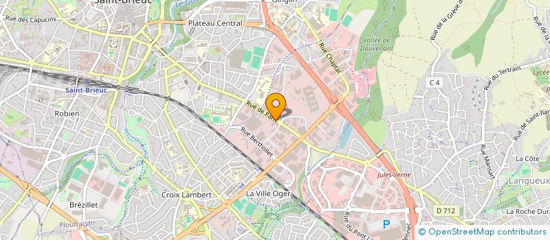 localisation de l'entreprise J P J & ASSOCIES à SAINT-BRIEUC