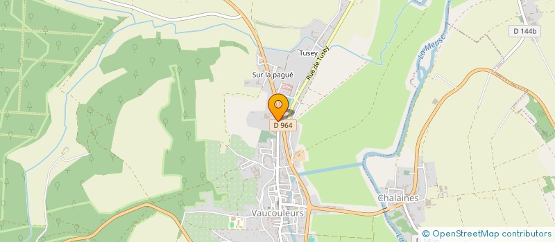 localisation de l'entreprise J.P.K AUTO à VAUCOULEURS