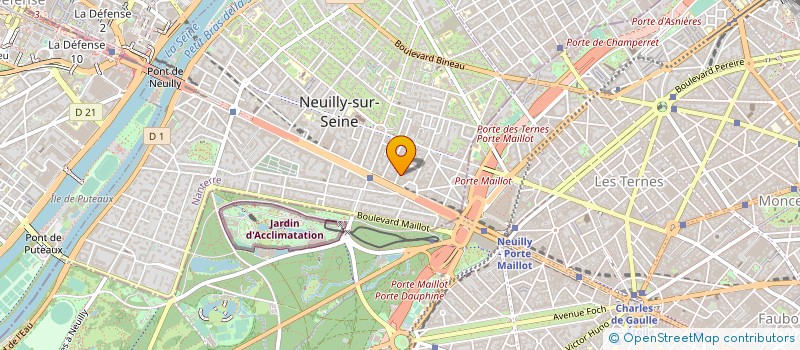 localisation de l'entreprise J.P.L. à NEUILLY-SUR-SEINE