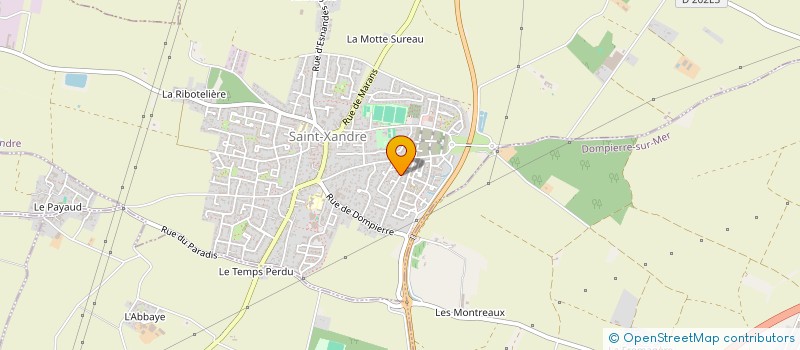 localisation de l'entreprise J.P. LEGERON ELECTRICITE SARL  SAINT-XANDRE