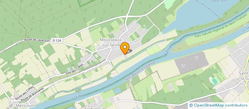 localisation de l'entreprise J.P.M à MOUSSEAUX-SUR-SEINE