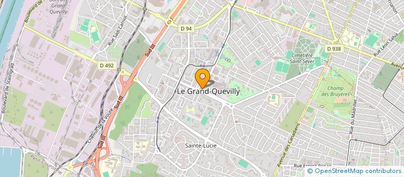localisation de l'entreprise J.P.M. à LE GRAND-QUEVILLY