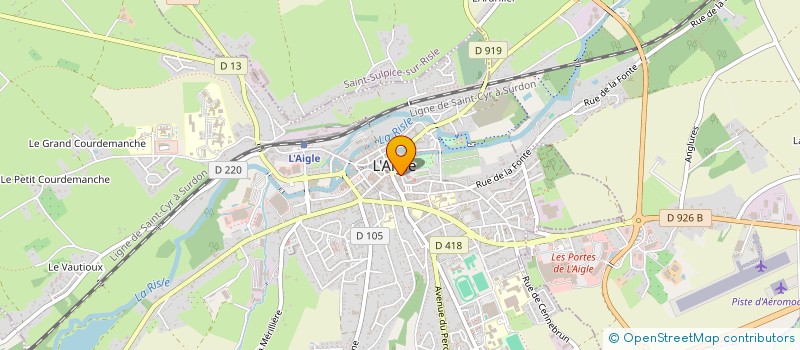 localisation de l'entreprise J.P.M. à L'AIGLE