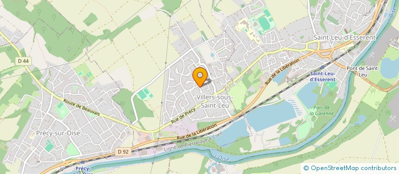 localisation de l'entreprise J.P.M  SAINT-LEU-D'ESSERENT