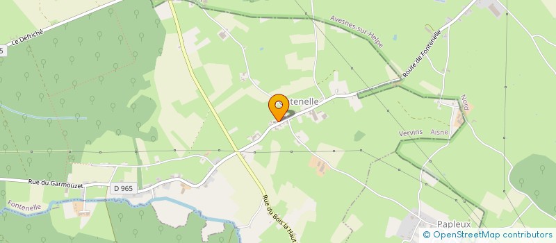 localisation de l'entreprise J.P.M à FONTENELLE