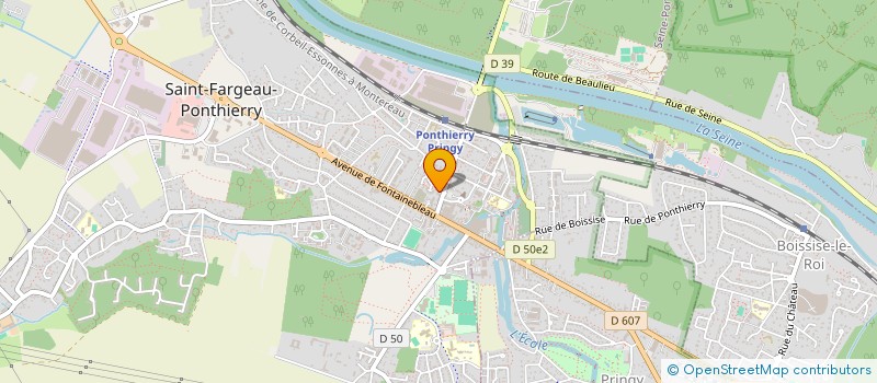 localisation de l'entreprise J P M  SAINT-FARGEAU-PONTHIERRY