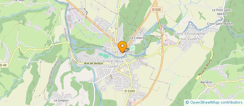 localisation de l'entreprise J.P.M.DISTRIBUTION  LES ECHELLES