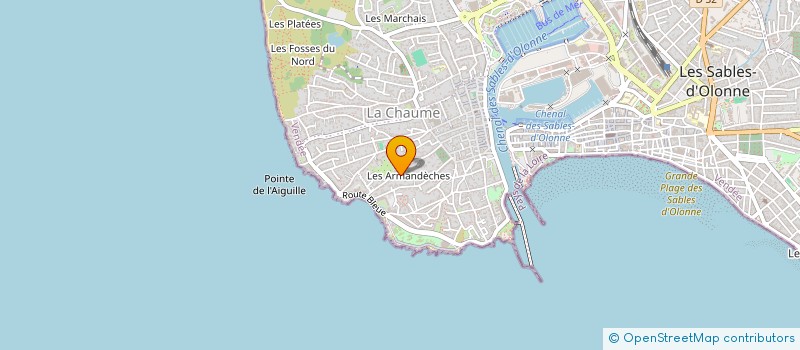 localisation de l'entreprise J.P.M.P à LES SABLES D'OLONNE