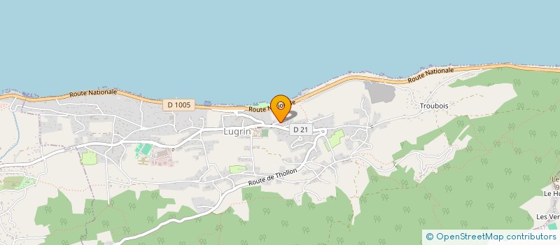 localisation de l'entreprise J.P MARIN CONCEPT  LUGRIN