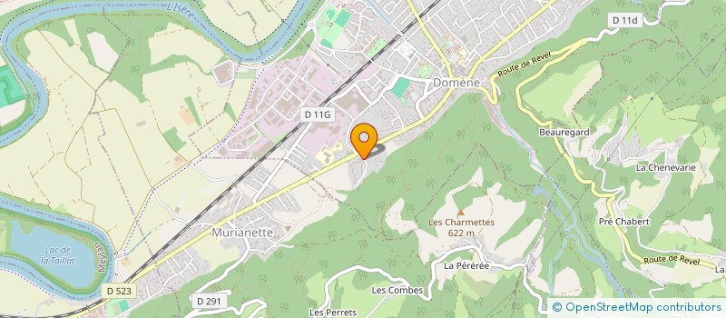 localisation de l'entreprise J.P. MICHEL  DOMENE