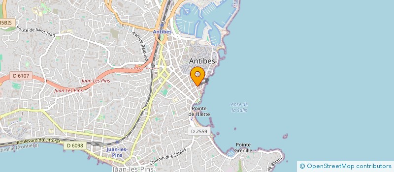 localisation de l'entreprise J.P.N  ANTIBES