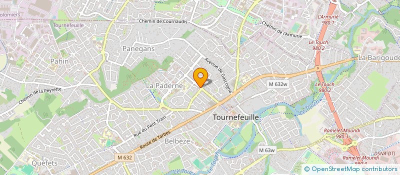 localisation de l'entreprise J-P POUJOL à TOURNEFEUILLE