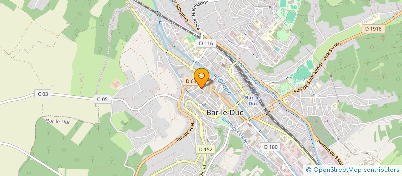 localisation de l'entreprise J.P.R. à BAR-LE-DUC