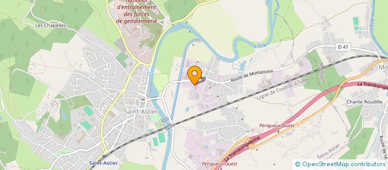 localisation de l'entreprise J.P.R.EQUI  MANZAC-SUR-VERN