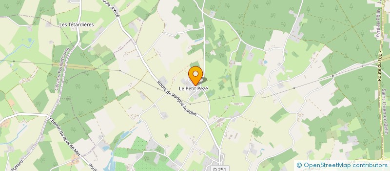 localisation de l'entreprise J.P. RAVALEMENT à YVRE LE POLIN