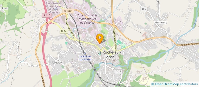 localisation de l'entreprise J.P RECOUR SAS  LA ROCHE-SUR-FORON