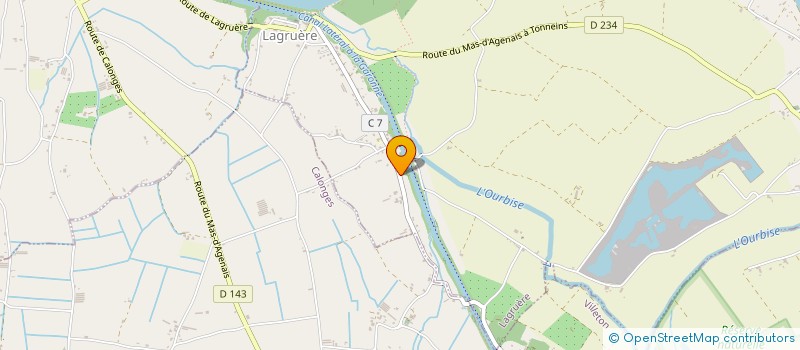 localisation de l'entreprise J.P. RENOVATION  LAGRUERE