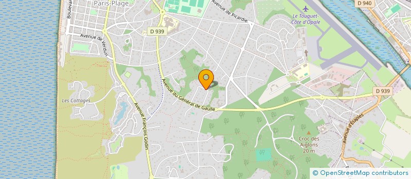 localisation de l'entreprise J.P.S à LE TOUQUET-PARIS-PLAGE