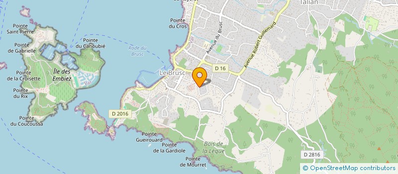 localisation de l'entreprise J.P.S.P. à SIX-FOURS-LES-PLAGES