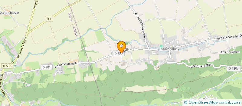 localisation de l'entreprise J.P.S. - TRANS  MARCOLLIN