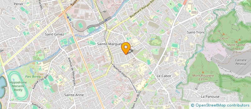 localisation de l'entreprise J.P.W. DIFFUSION à MARSEILLE