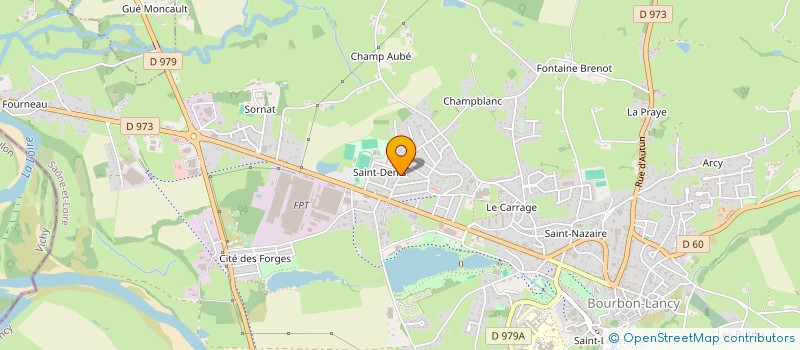 localisation de l'entreprise J'PAINT  BOURBON-LANCY