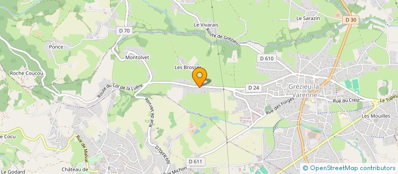 localisation de l'entreprise J.PARISIS FINANCEMENTS  GREZIEU-LA-VARENNE