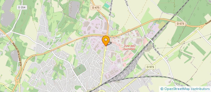 localisation de l'entreprise J. PARROT à DOLE
