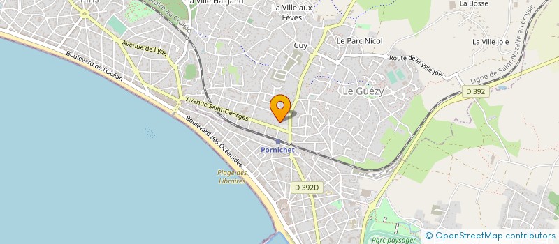 localisation de l'entreprise J.PERROT CONSEIL à LA BAULE-ESCOUBLAC
