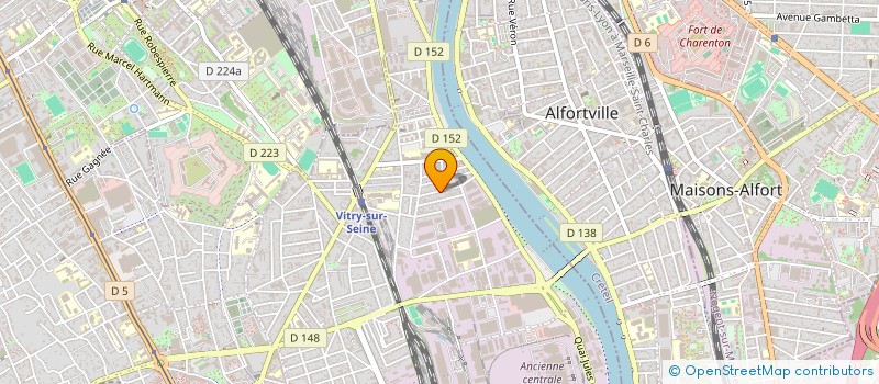 localisation de l'entreprise J. PH BATIMENT à VITRY-SUR-SEINE