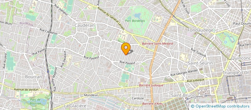 localisation de l'entreprise J PRODUCTIONS à BORDEAUX