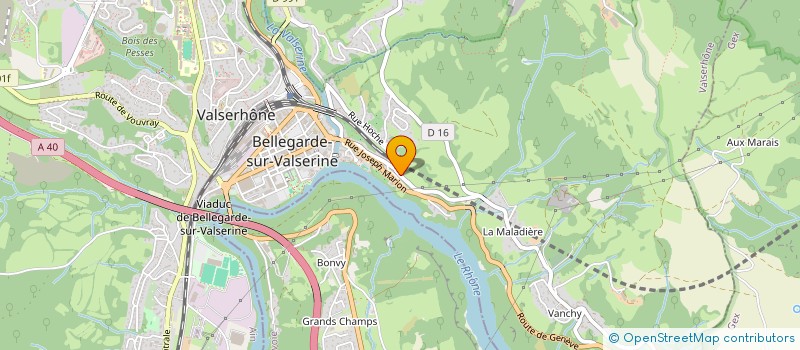 localisation de l'entreprise J&Q LM à VALSERHONE