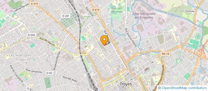 localisation de l'entreprise J R à TROYES