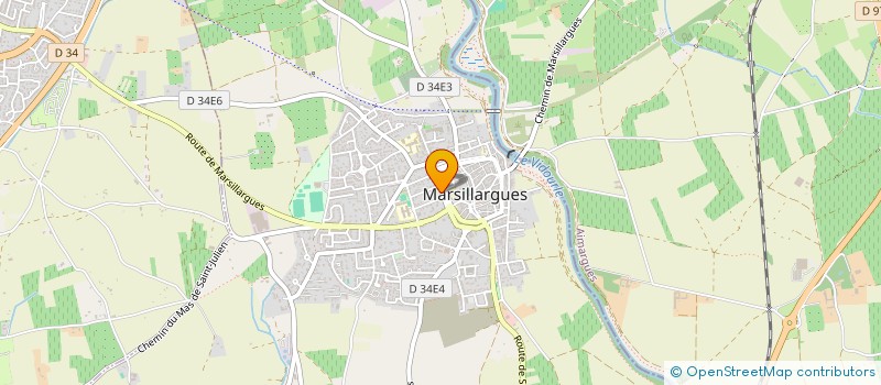 localisation de l'entreprise J.R  MARSILLARGUES