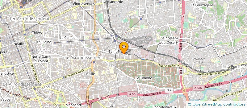 localisation de l'entreprise J & R à MARSEILLE