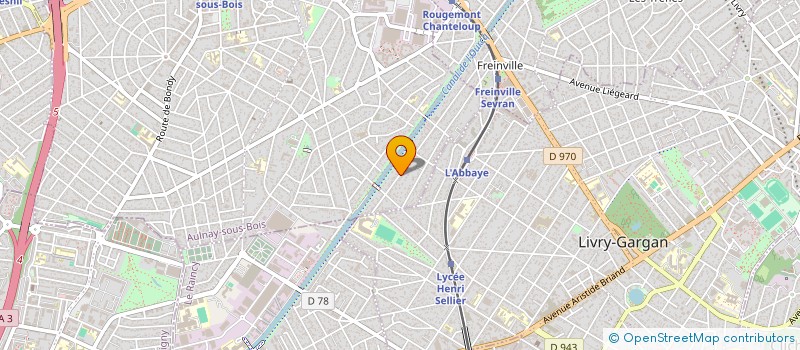 localisation de l'entreprise J R  AULNAY-SOUS-BOIS