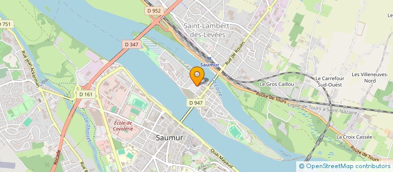 localisation de l'entreprise J.R.A SPORT MANAGEMENT  SAUMUR