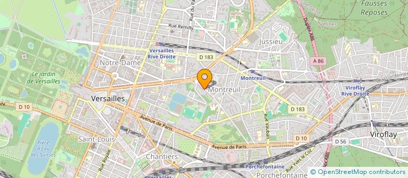 localisation de l'entreprise J R ATTIL BATIMENT à VERSAILLES