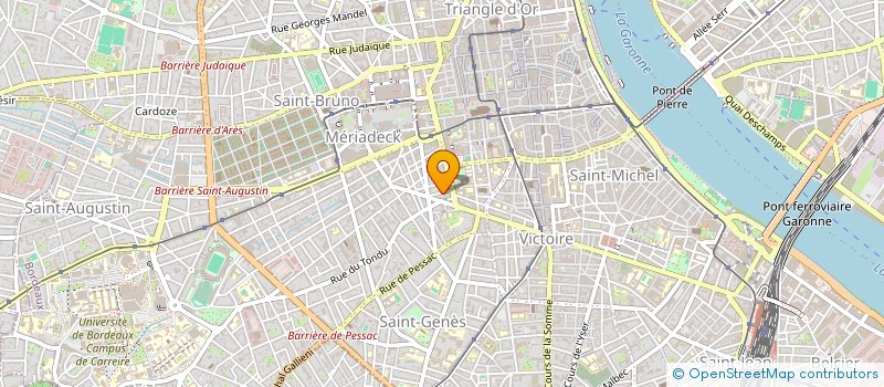 localisation de l'entreprise J R B  BORDEAUX