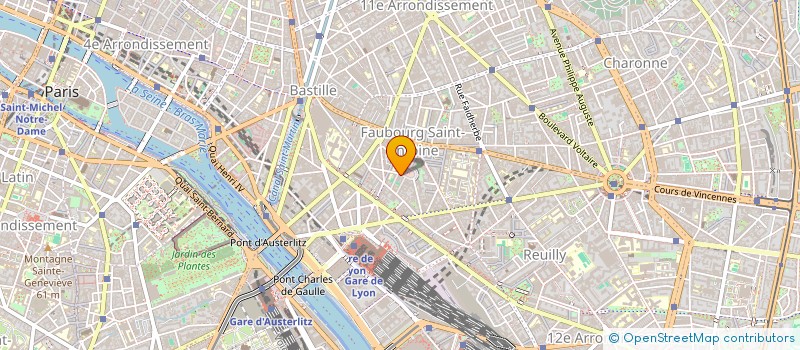 localisation de l'entreprise J R C INTERNATIONAL  PARIS