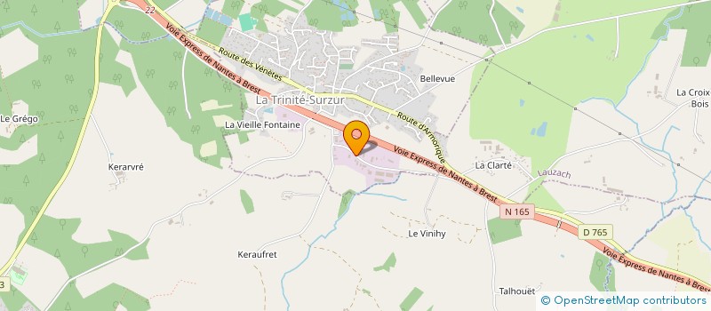 localisation de l'entreprise J.R.C.LOC  LA TRINITE-SURZUR