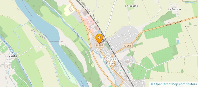 localisation de l'entreprise J.R.C.MOTOS SARL à BONNY-SUR-LOIRE