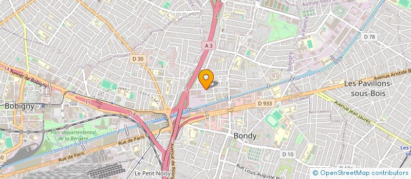 localisation de l'entreprise J.R.D. LOGISTIQUE  BONDY