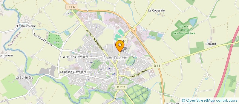 localisation de l'entreprise J.R. DISTRIBUTION à SAINT-FULGENT