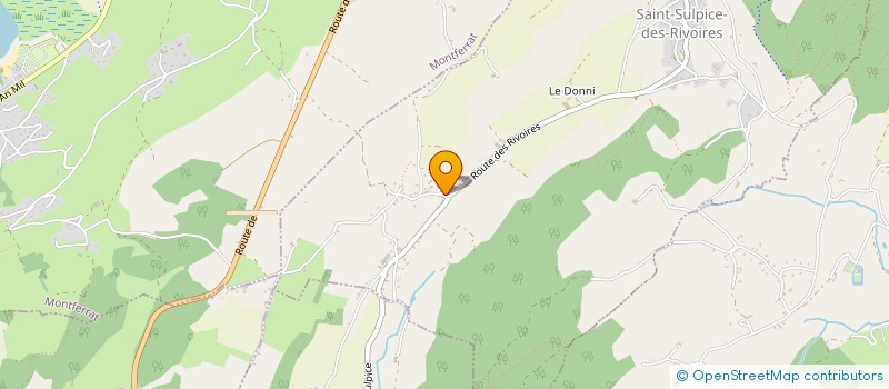 localisation de l'entreprise J&R DREVON  SAINT-SULPICE-DES-RIVOIRES